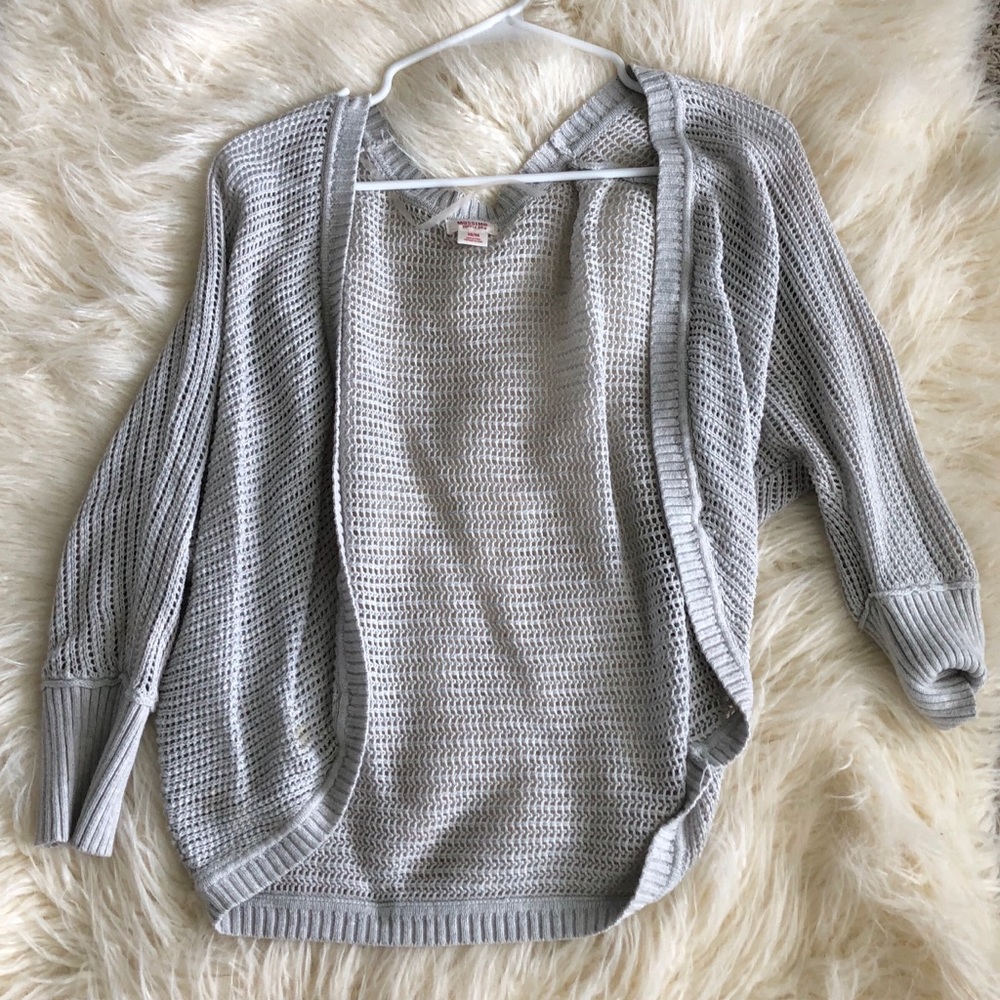 Grey cardigan!